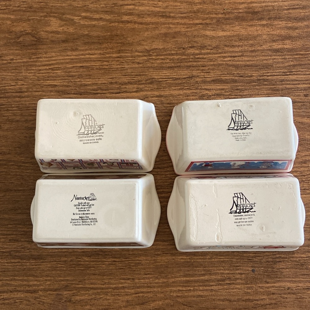 NANTUCKET CHRISTMAS MINI LOAF PANS /SET OF 4 - Picture 6 of 9